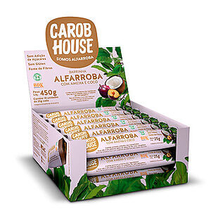 Alfarroba com Ameixa e Coco Sem Açúcar Caixa com 18un de 25g