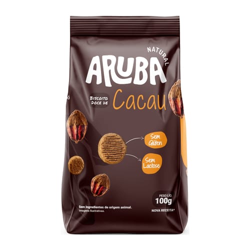 Biscoito Doce Cacau Sem Glúten 100g