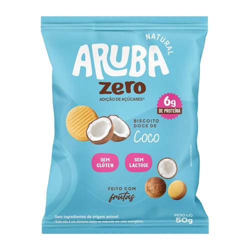 Biscoito Doce Zero Coco 50g