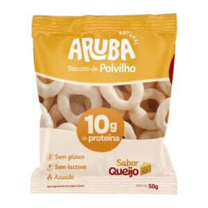 Biscoito de Polvilho Queijo com 10g Proteína Sem Glúten 50g