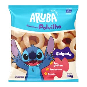 Biscoito de Polvilho Salgado Stitch Sem Glúten 30g