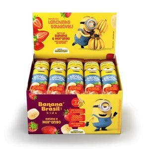 Barra de Frutas Kids Morango Sem Açúcar Caixa com 20un de 22g