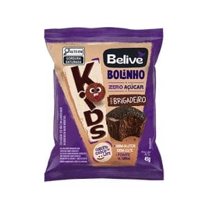 Bolinho Kids Sem Açúcar Brigadeiro Caixa com 10 un de 45g
