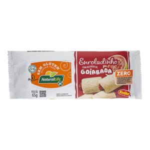 Enroladinho Sabor Goiabada Vegano Sem Glúten 65g