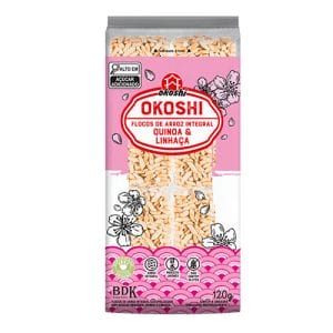 Barra de Arroz Integral Quinoa e Linhaça 120g