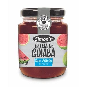 Geleia de Goiaba Sem Açúcar Vegana 250g