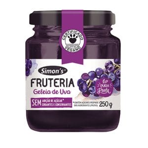 Geleia de Uva Fruteria Sem Açúcar Vegana 250g