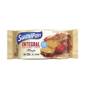 Bolo Integral Sem Açúcar Maçã 250g